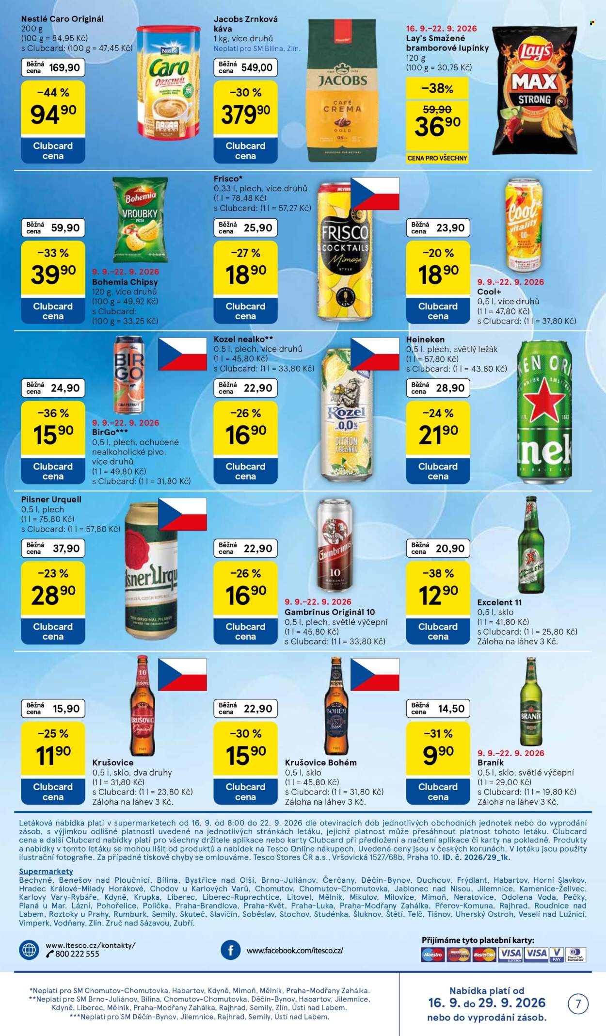 Leták TESCO supermarket - 16. 9. 2026 - 22. 9. 2026. Strana 7