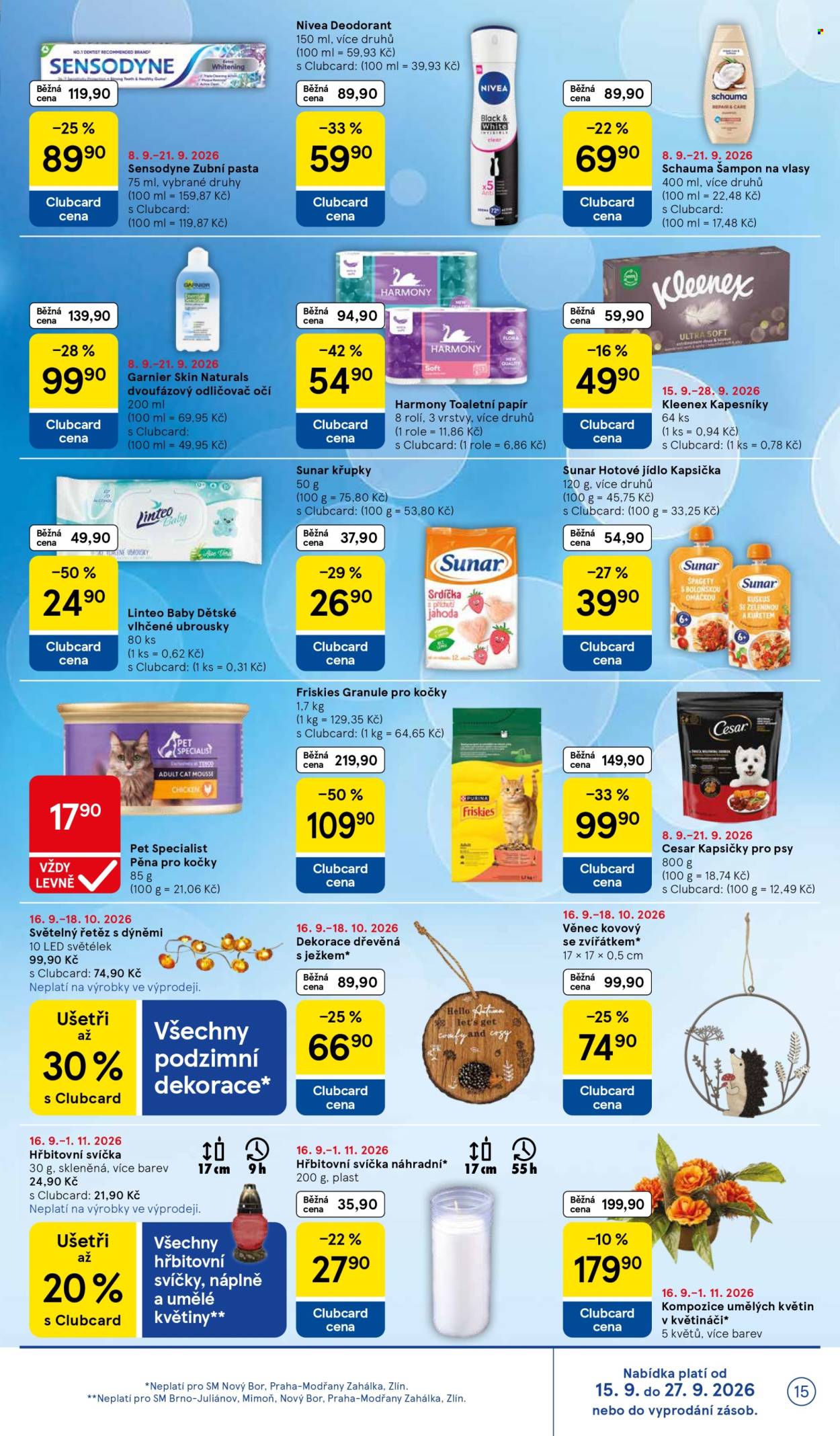 Leták TESCO supermarket - 16. 9. 2026 - 22. 9. 2026. Strana 15