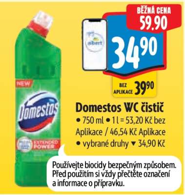 Domestos WC čistič