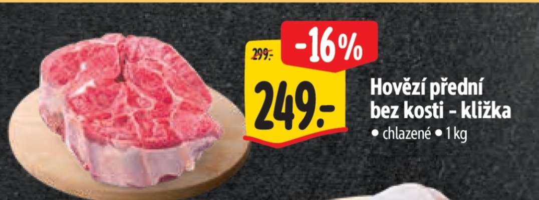 Hovězí přední bez kosti – kližka