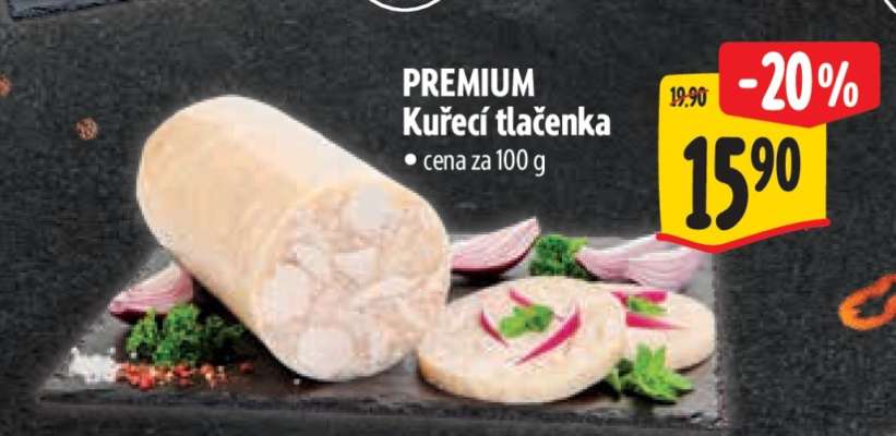 PREMIUM Kuřecí tlačenka