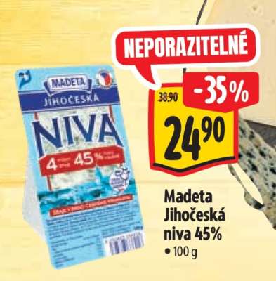 Madeta Jihočeská Niva 45%