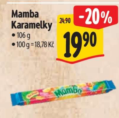 MAMBA Karamelky