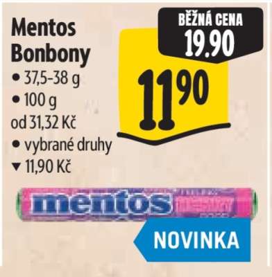 Mentos Bonbony
