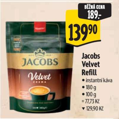 Jacobs Velvet refill