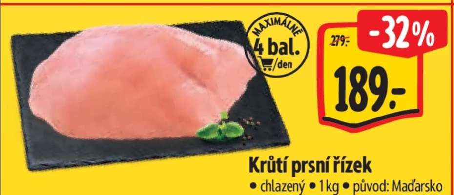 Krůtí prsní řízek