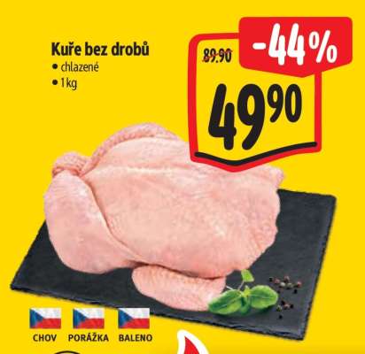 Kuře bez drobů