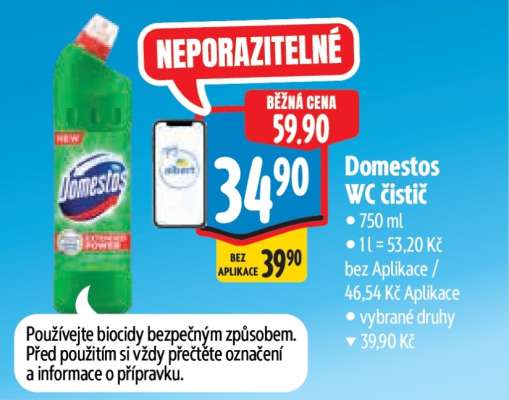 Domestos WC čistič