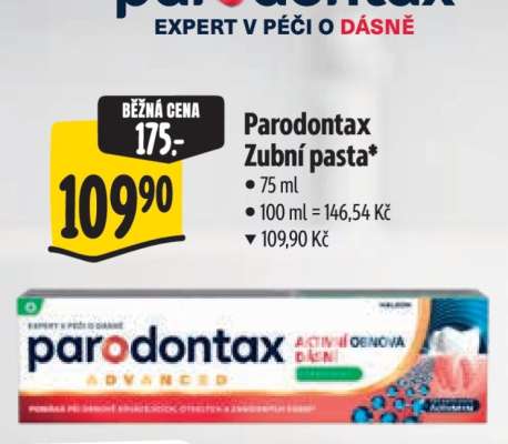 Parodontax zubní pasta
