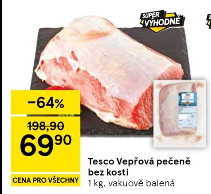Tesco Vepřová pečeně bez kosti