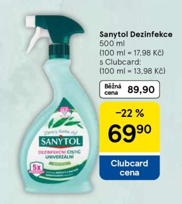Sanytol dezinfekce