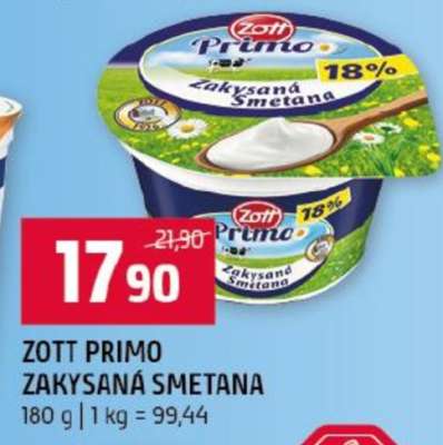 ZOTT PRIMO Zakysaná smetana