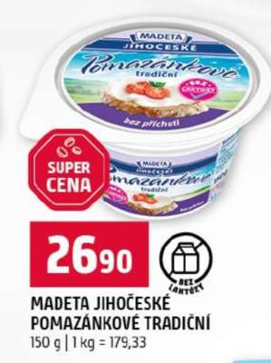 Madeta Jihočeské Pomazánkové tradiční