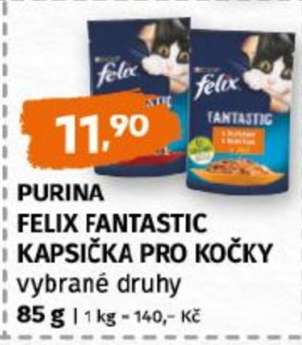 PURINA FELIX FANTASTIC KAPSIČKA PRO KOČKY