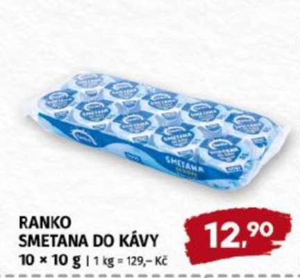 RANKO SMETANA DO KÁVY
