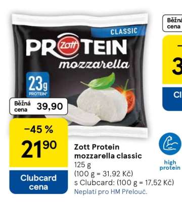 Zott Protein mozzarella classic