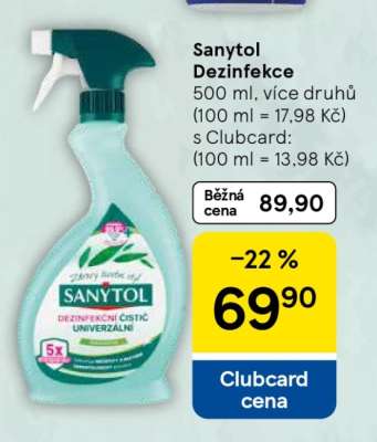 Sanytol dezinfekce