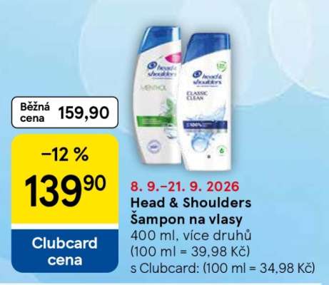 Head&Shoulders šampon na vlasy