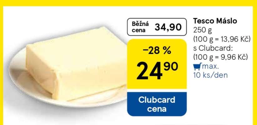Tesco Máslo
