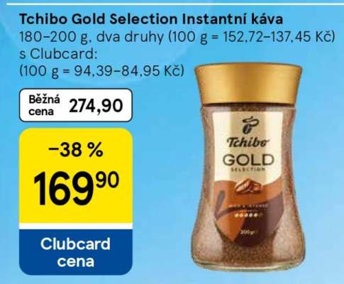 Tchibo Gold Selection Instantní káva