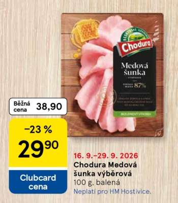 Chodura MEDOVÁ ŠUNKA VÝBĚROVÁ