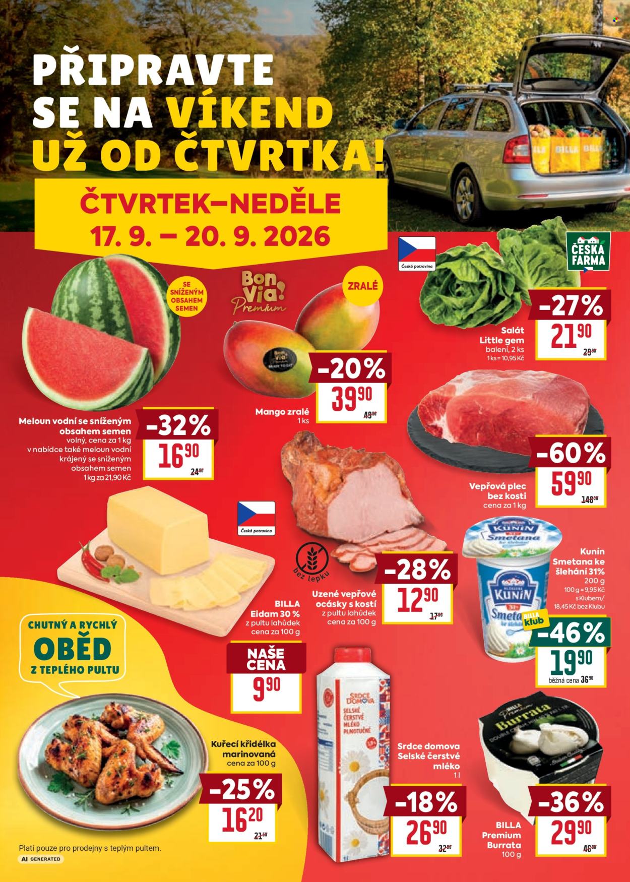 Leták BILLA - 16. 9. 2026 - 22. 9. 2026. Strana 32