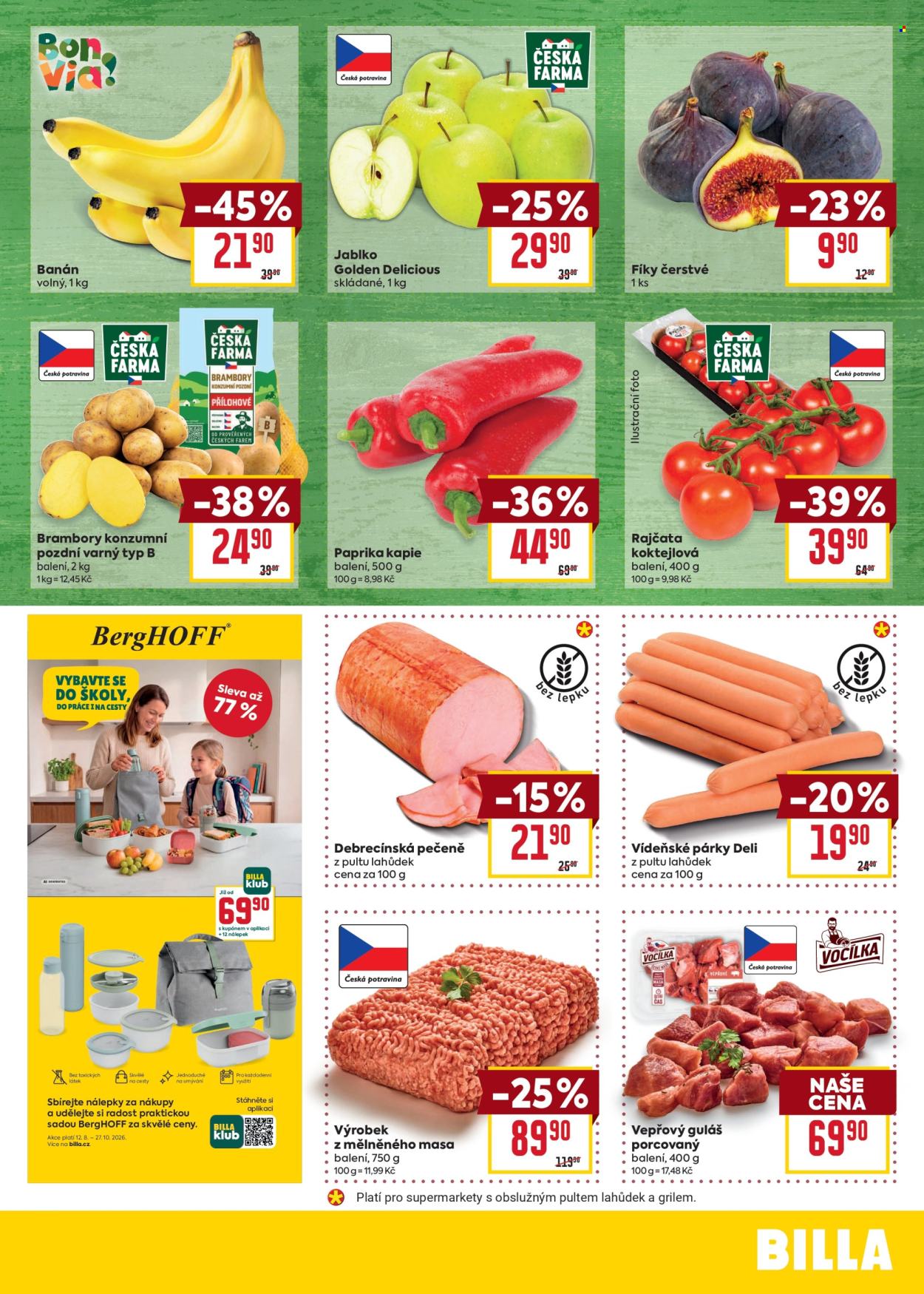 Leták BILLA - 16. 9. 2026 - 22. 9. 2026. Strana 3
