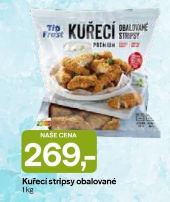 Kuřecí stripsy obalované