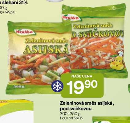 Zeleninová směs asijská , pod svíčkovou