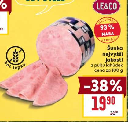 Šunka nejvyšší jakosti
