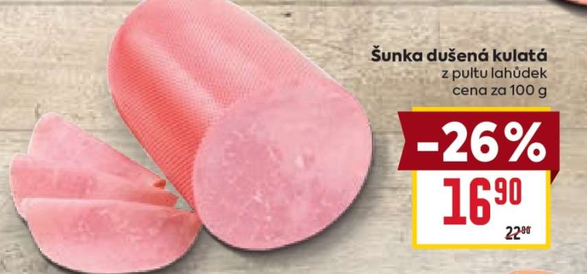 Šunka dušená kulatá