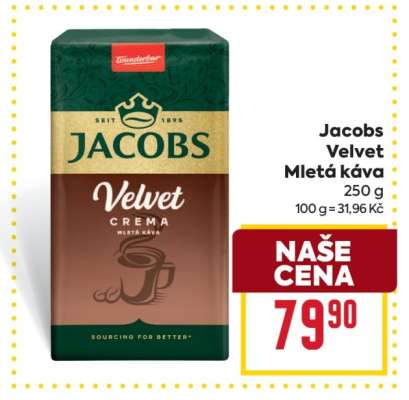 Jacobs Velvet Mletá káva