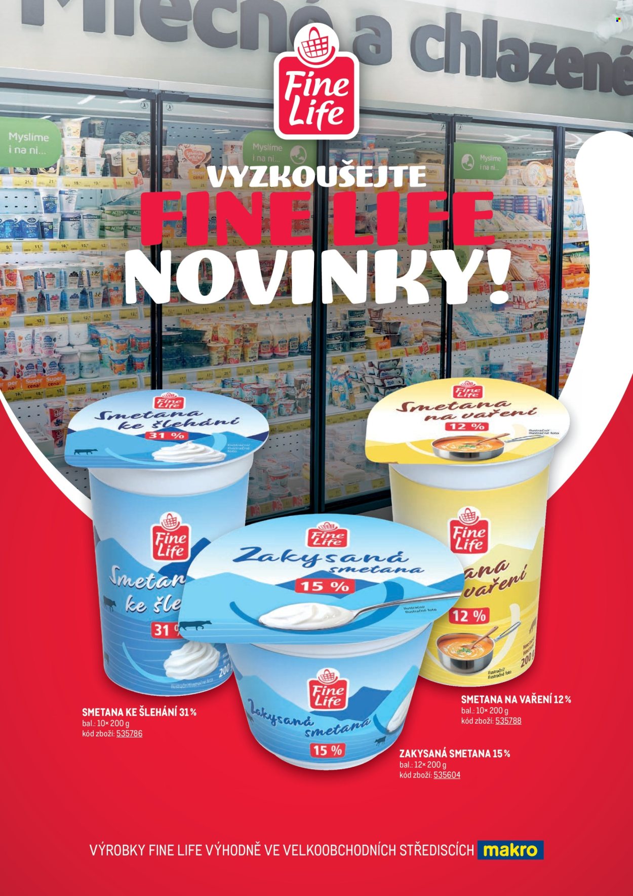 Leták MAKRO. Strana 1