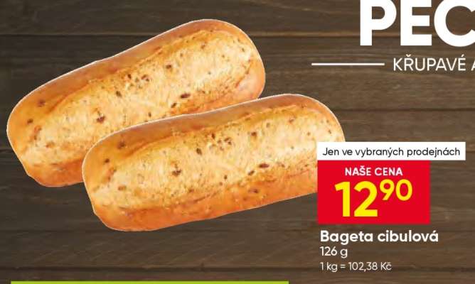 Bageta cibulová
