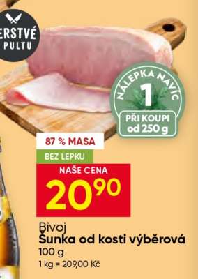 Bivoj Šunka od kosti výběrová