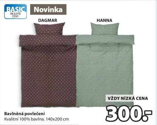 BAVLNĚNÁ POVLEČENÍ