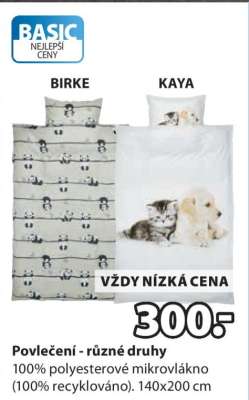 Povlečení - různé druhy