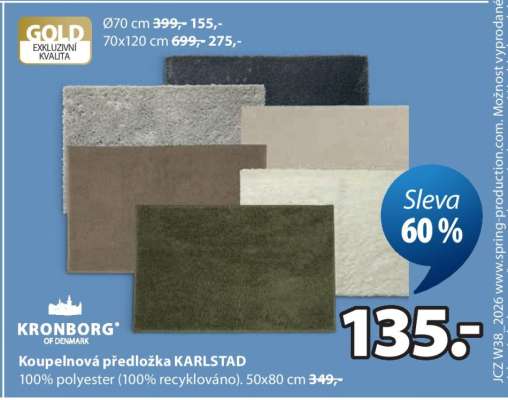 KOUPELNOVÁ PŘEDLOŽKA KARLSTAD