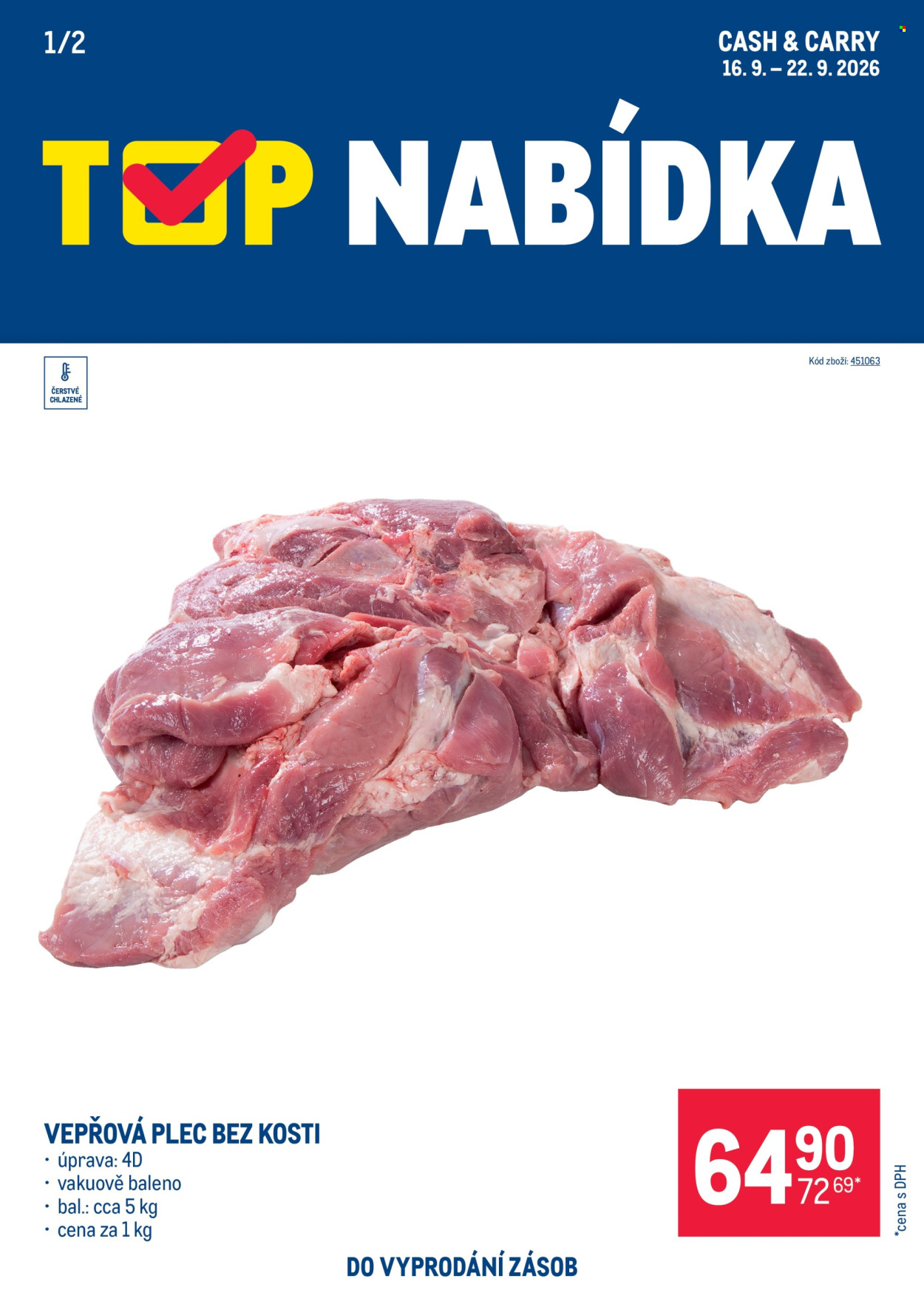 Leták MAKRO - 16. 9. 2026 - 22. 9. 2026. Strana 1