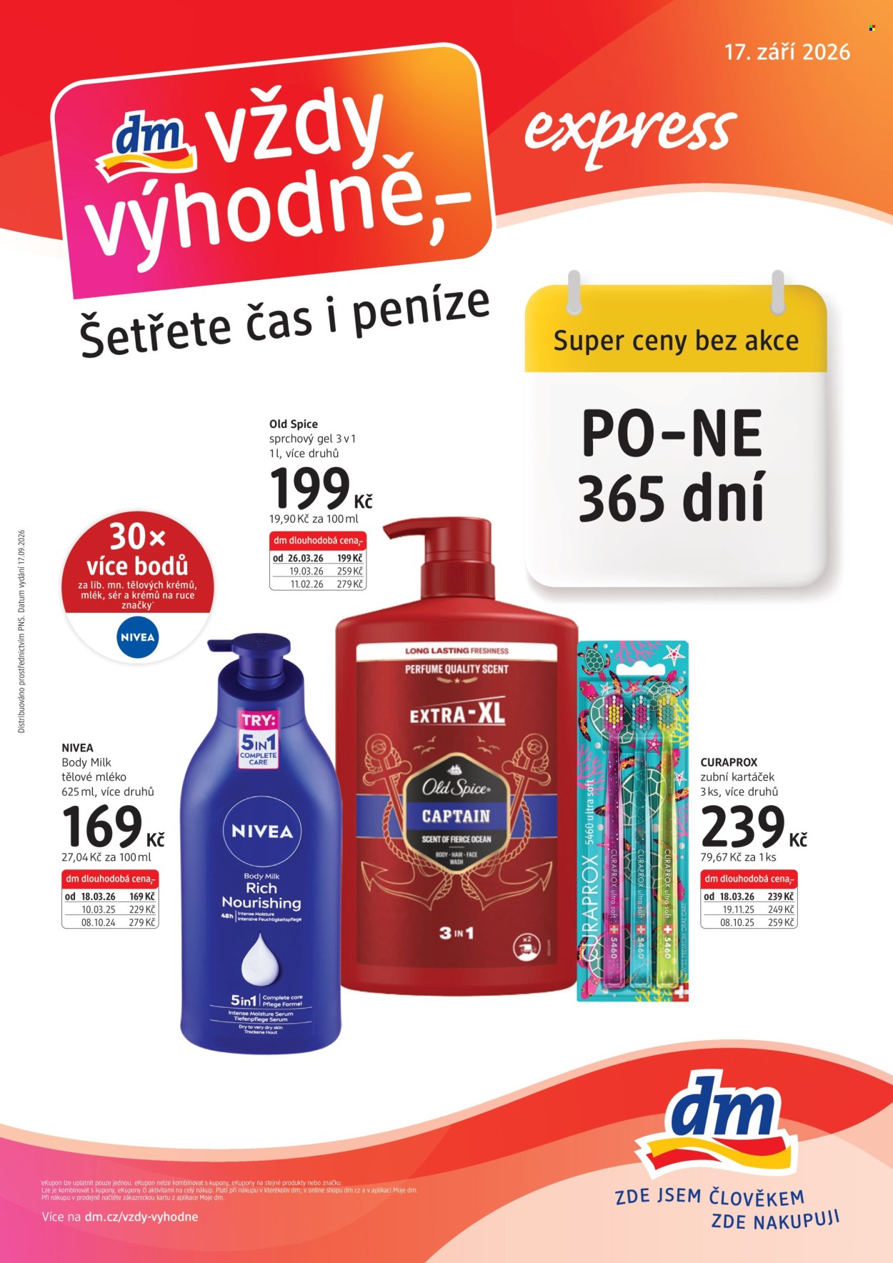 Leták dm drogerie - 17. 9. 2026 - 14. 10. 2026. Strana 1