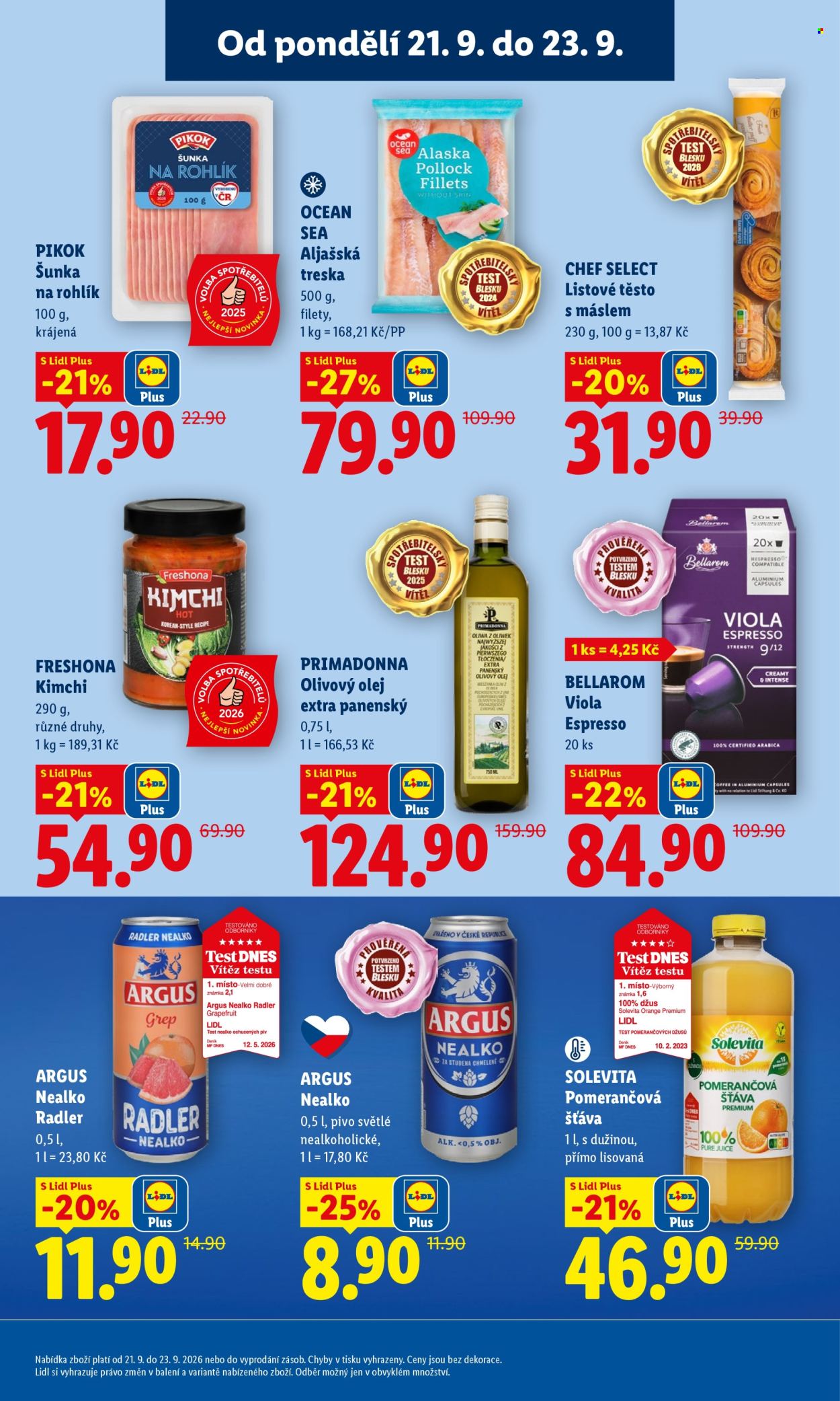 Leták Lidl - 21. 9. 2026 - 23. 9. 2026. Strana 19