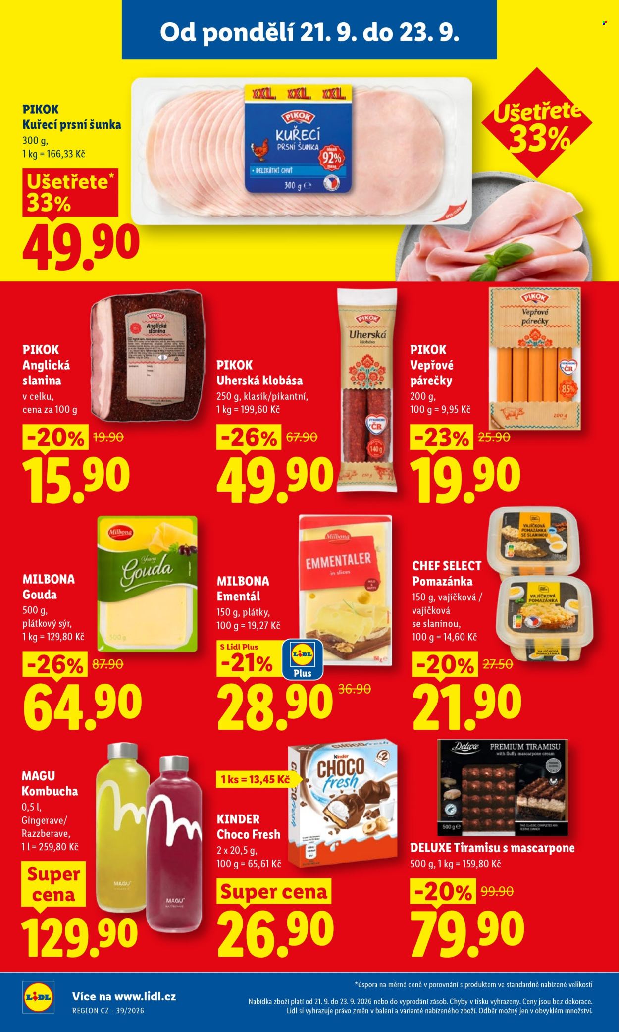 Leták Lidl - 21. 9. 2026 - 23. 9. 2026. Strana 20