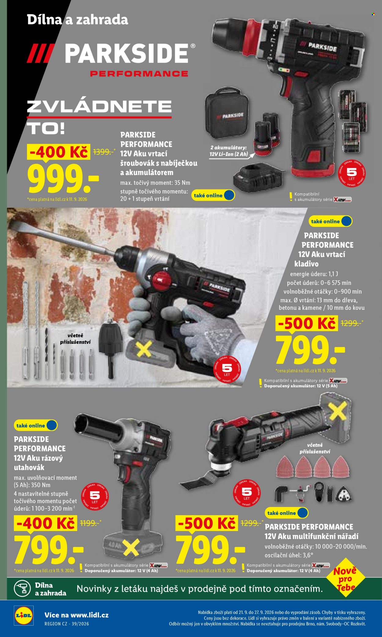 Leták Lidl - 21. 9. 2026 - 27. 9. 2026. Strana 8
