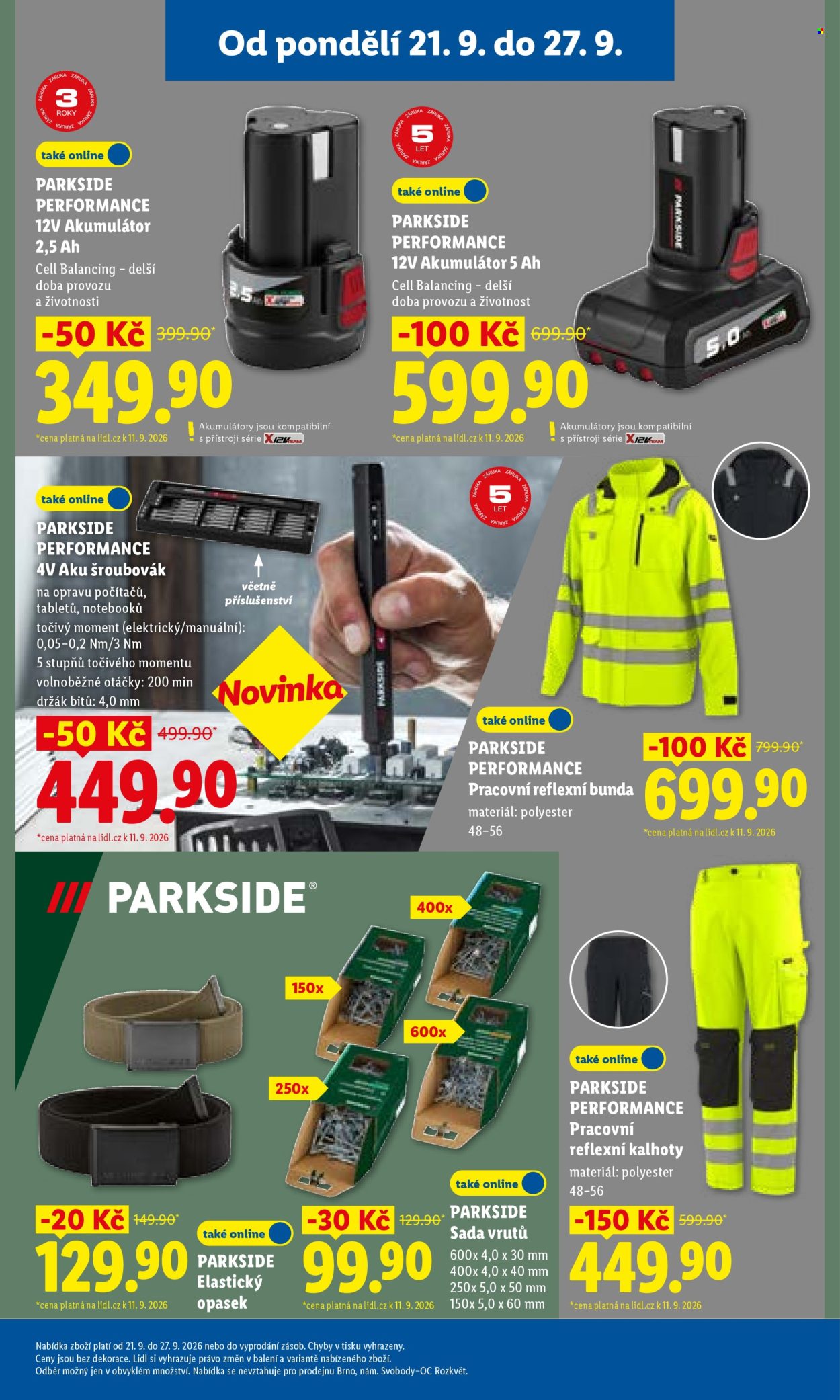 Leták Lidl - 21. 9. 2026 - 27. 9. 2026. Strana 9