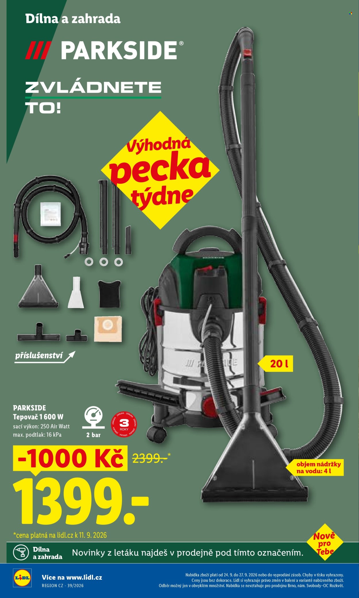 Leták Lidl - 21. 9. 2026 - 27. 9. 2026. Strana 14