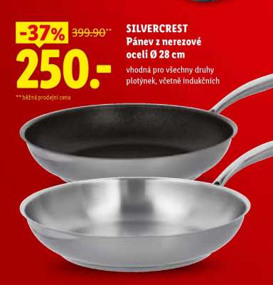 SILVERCREST Pánev z nerezové oceli Ø 28 cm