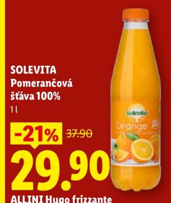 Solevita POMERANČOVÁ ŠŤÁVA 100%