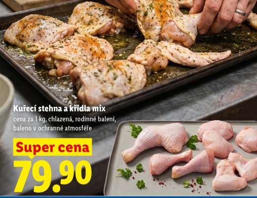 KUŘECÍ STEHNA A KŘÍDLA MIX