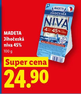 Madeta Jihočeská Niva 45%