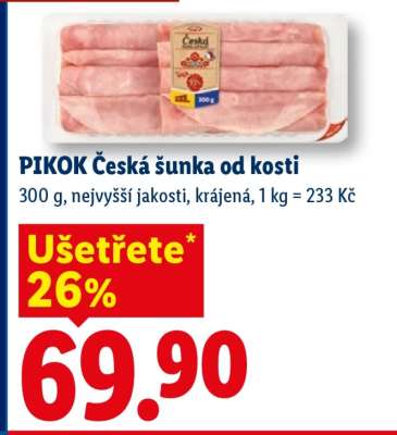 Pikok ČESKÁ ŠUNKA OD KOSTI